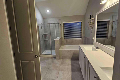 Bathroom before color and exposure correction