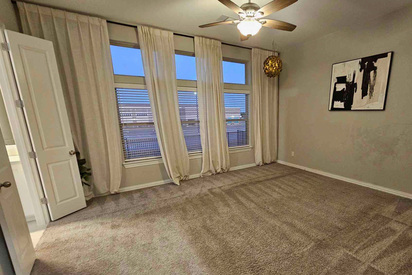 Bedroom before virtual staging